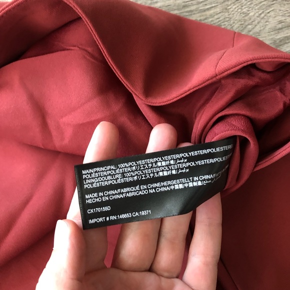 C/ MEO Collective | Maroon Halter Dress - Picture 8 of 12